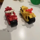 2x Vintage Fisher Price Little People Motorcycle