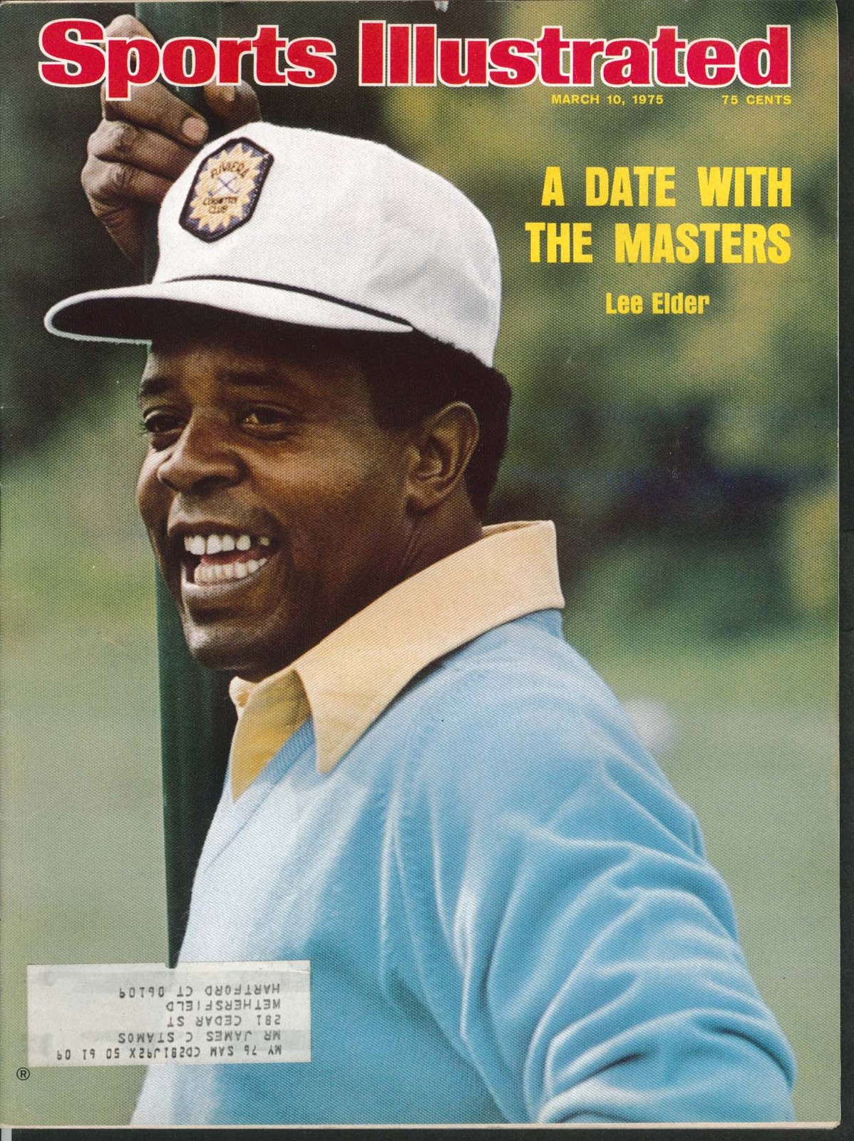 SPORTS ILLUSTRATED Lee Elder Dennis Conner Emmo Rocket Newk Muscles ++ 3/10 1975