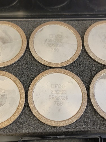 Box Of 6 Efco GSS-SP1-080-B252-S Grinding Spindle 80mm - 第 3/10 張圖片