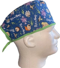 Rick and Morty Scrub Hat Chemo Cap