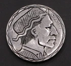 Classic Style Zig‑Zag Brim - Hand Carved Hobo Nickel – Buffalo Nickel Engraving