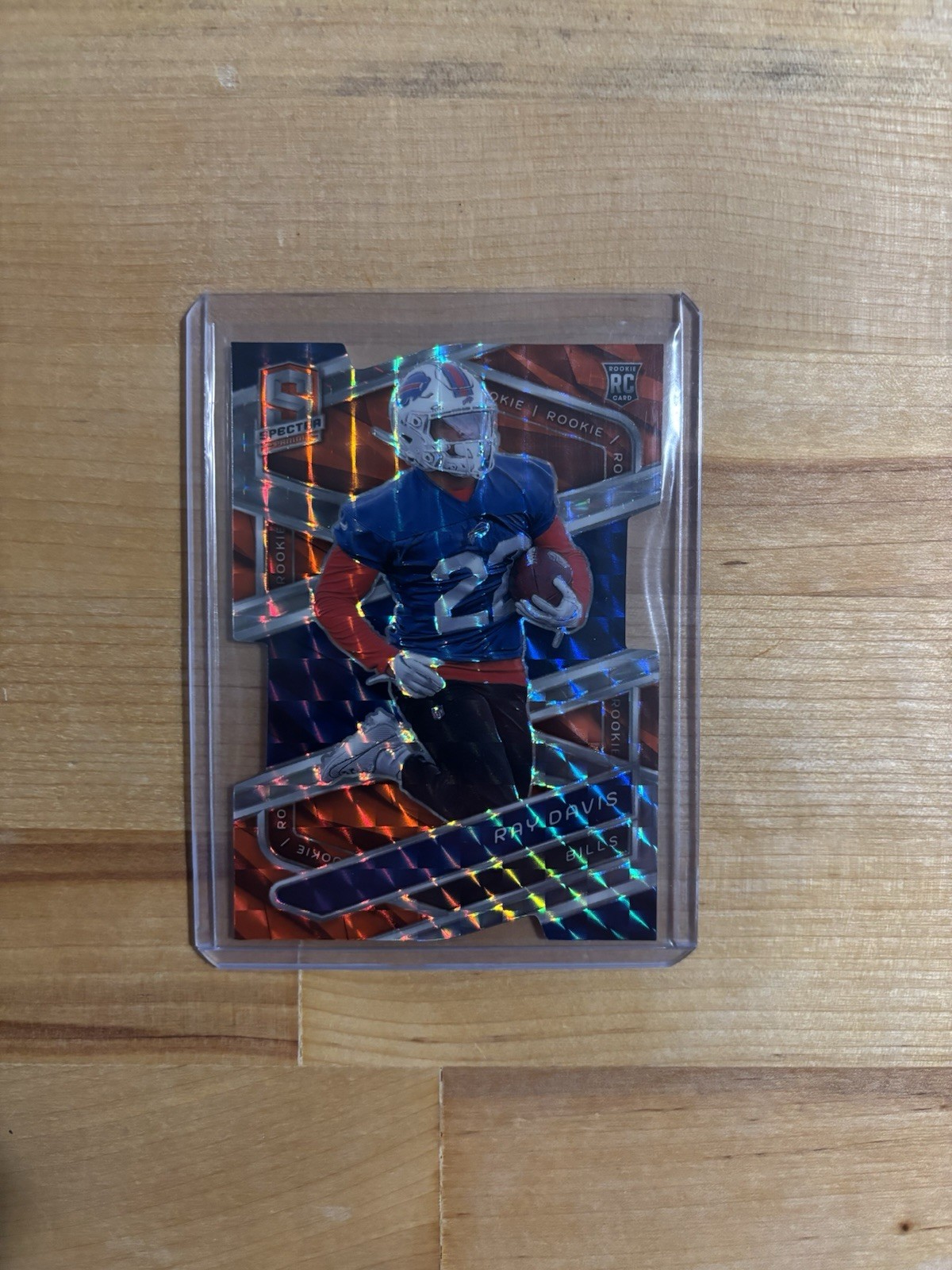 2024 Panini Spectra Ray Davis Orange Prizm Die Cut #147 /15