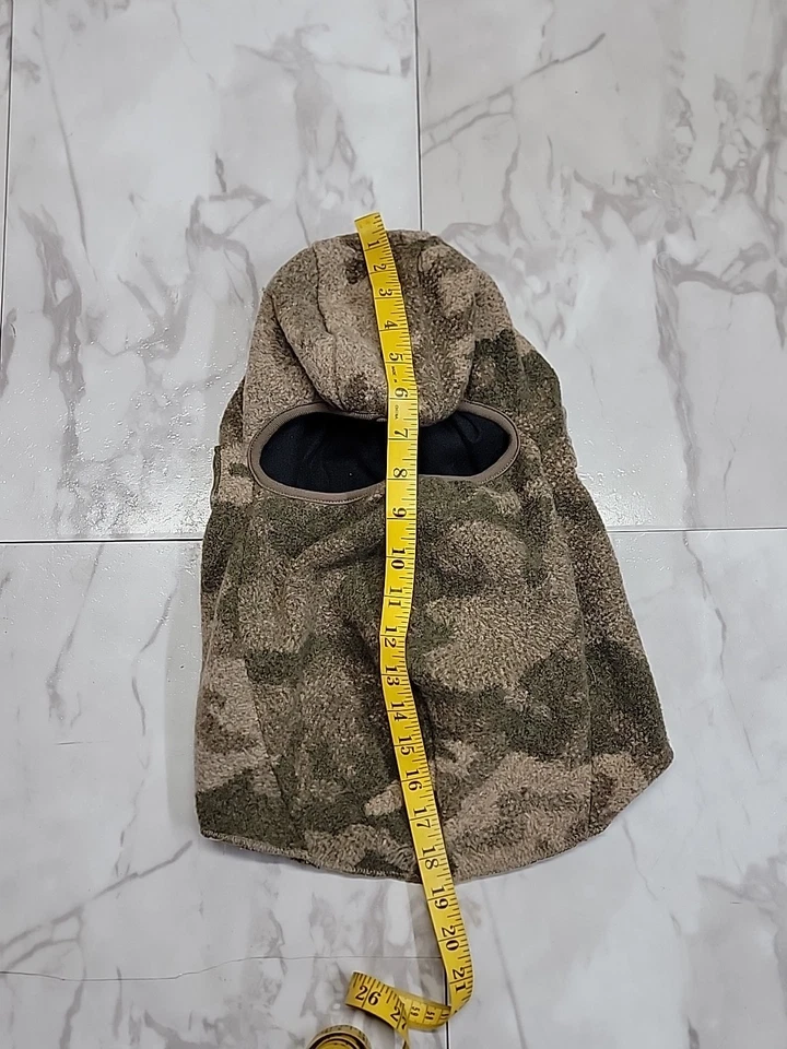 Vintage Cabela’s Berber Extreme Lined Wool Blend Hood Balaclava Camo Made In USA - Image 4 of 4