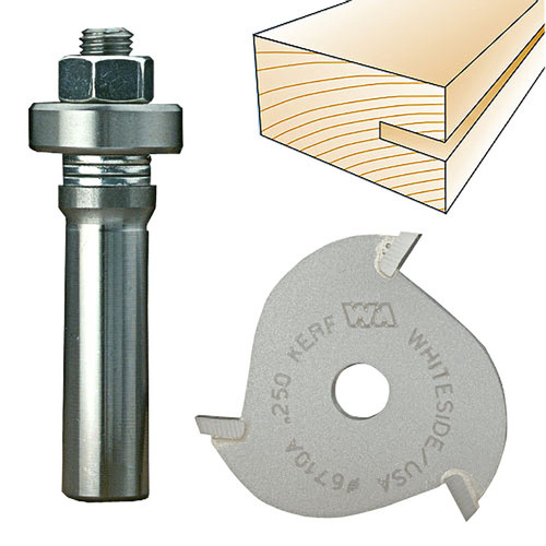 Whiteside Slotting Cutter Arbor 1/2 in. SH A210B