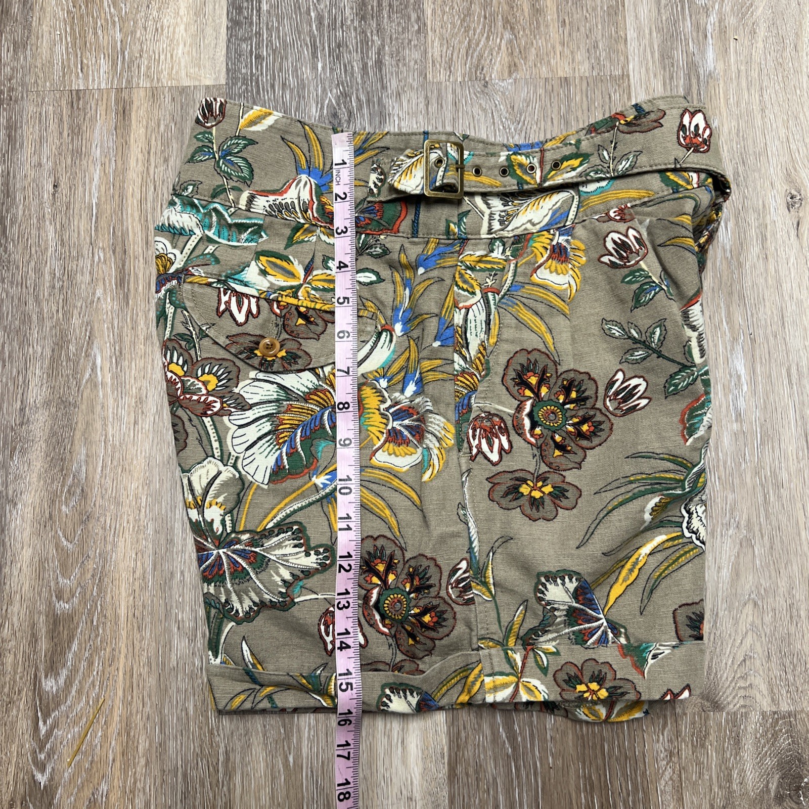 Banana Republic Explorer Flower Pattern Short Cot… - image 7