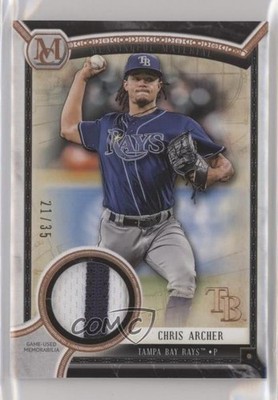 2018 Topps Museum Collection Copper 21/35 Chris Archer #MMR-CA Patch 0e1