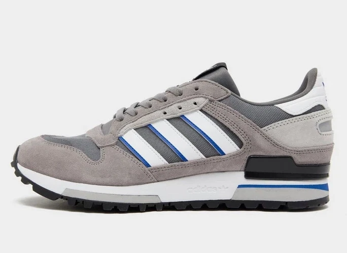 Adidas Originals ZX 600 Grey Four/White Trainers-ALL SIZES Sneakers-Genuine