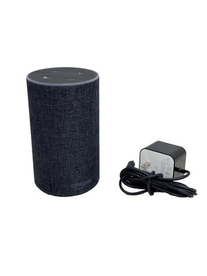 Amazon Echo 2nd Gen Smart Speaker Alexa Dolby Processing Charcoal Fabric