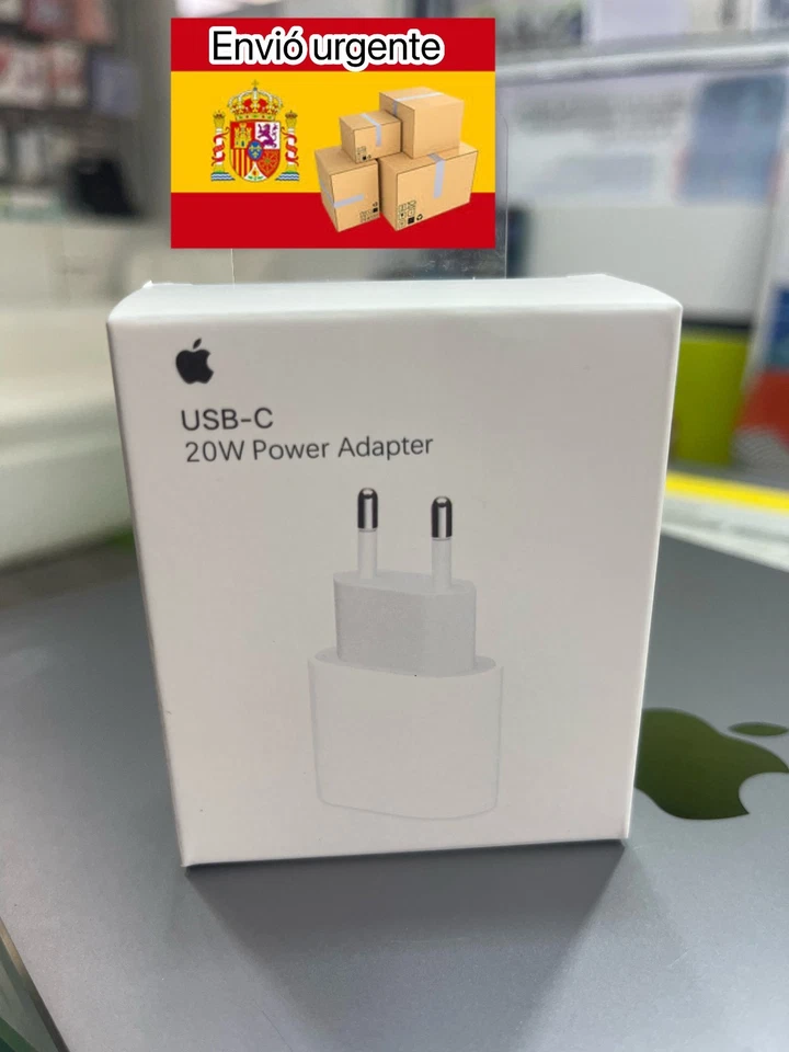 Cargador Original Apple 20W + cable USB-C Pack Completo iPhone 11 12 13 14 - Imagen 4 de 4