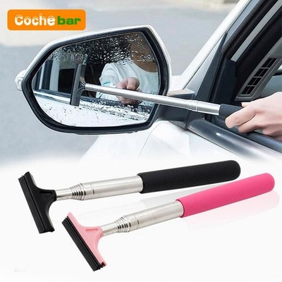 Car Rearview Mirror Wiper Cleaning Tool Auto Glass Mist Cleaner Scraper Car Acce