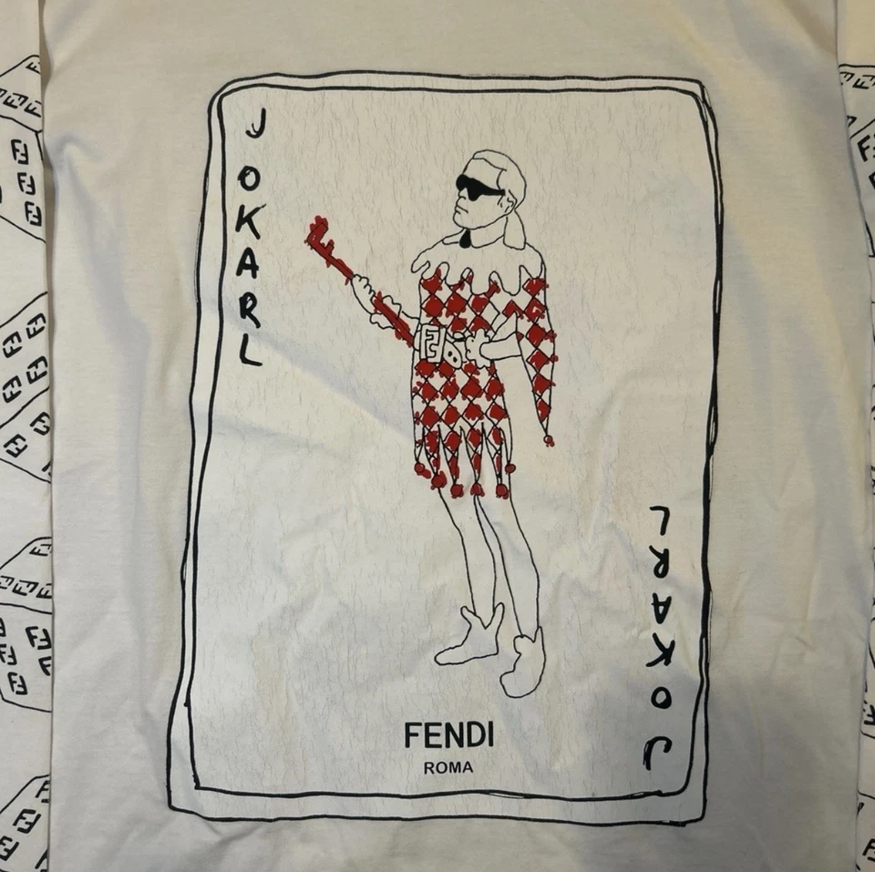 🔥 Футболка с длинным рукавом Fendi JoKarl 🔥 - Изображение 3 из 4