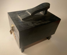 Vintage Esquire Shoe Shine Box With Polish and Brushes