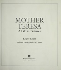 Mother Teresa: A Life in Pictures by Royle, Roger,Woods, Gary, Acceptable Book