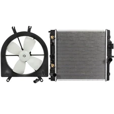 PICKOOR Electric Radiator Cooling Fan Kit For Honda Civic 1992 1993 1994-1998