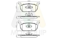 Bremsbelagsatz Scheibenbremse Motaquip LVXL1954 FüR VW Polo 6 AW1 BZ1 AE1 Golf 7