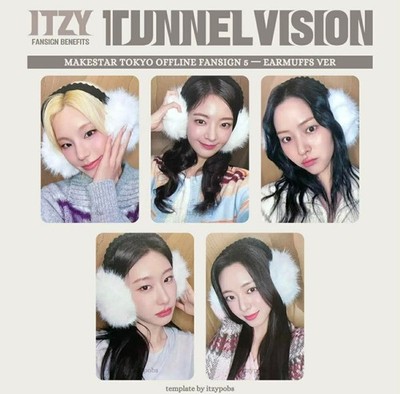 ITZY OFFICIAL TUNNEL VISION ALBUM MAKESTAR 3.0 JAPAN 5.0 POB