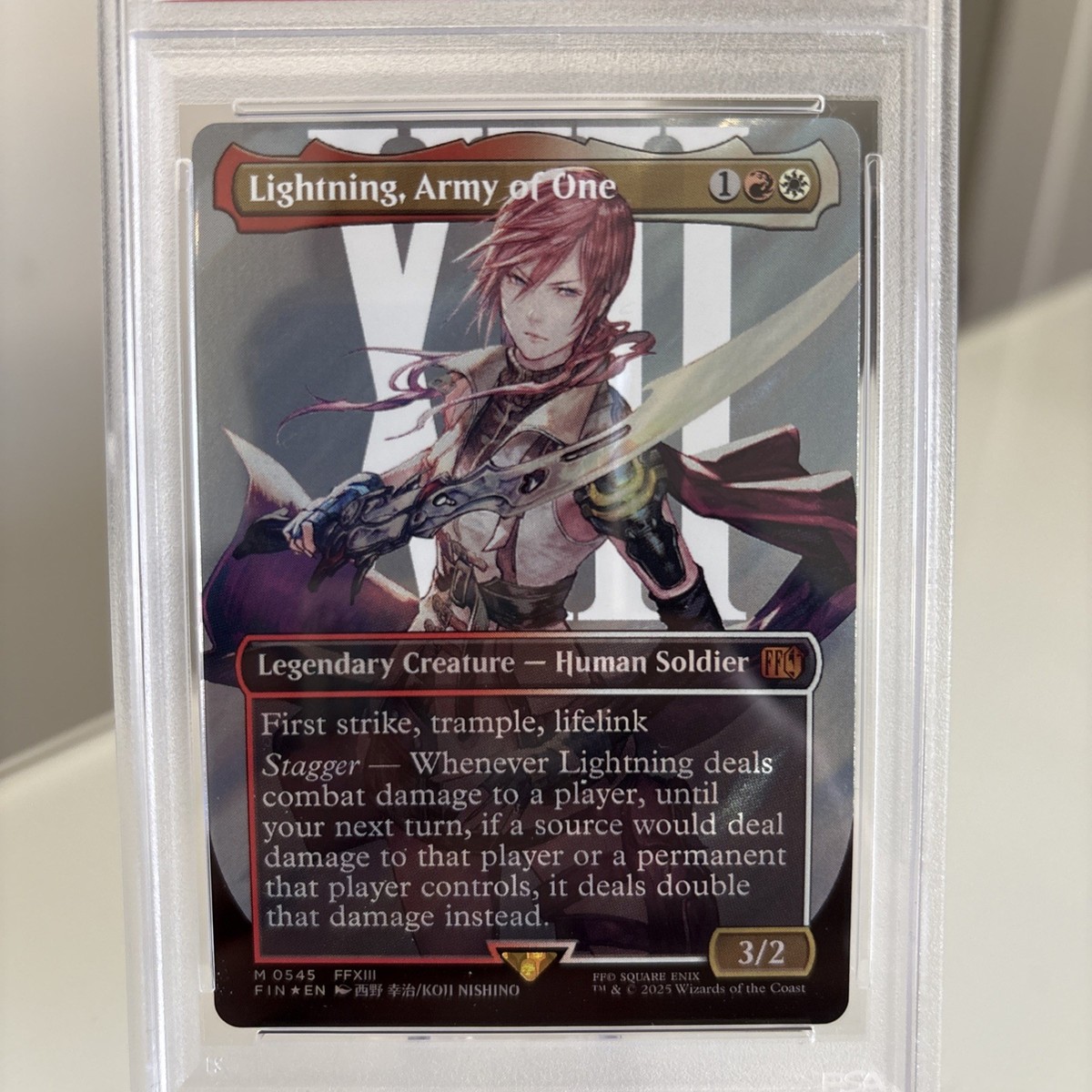 Lightning, Army of One (0545) (Borderless) (Surge Foil) Final
