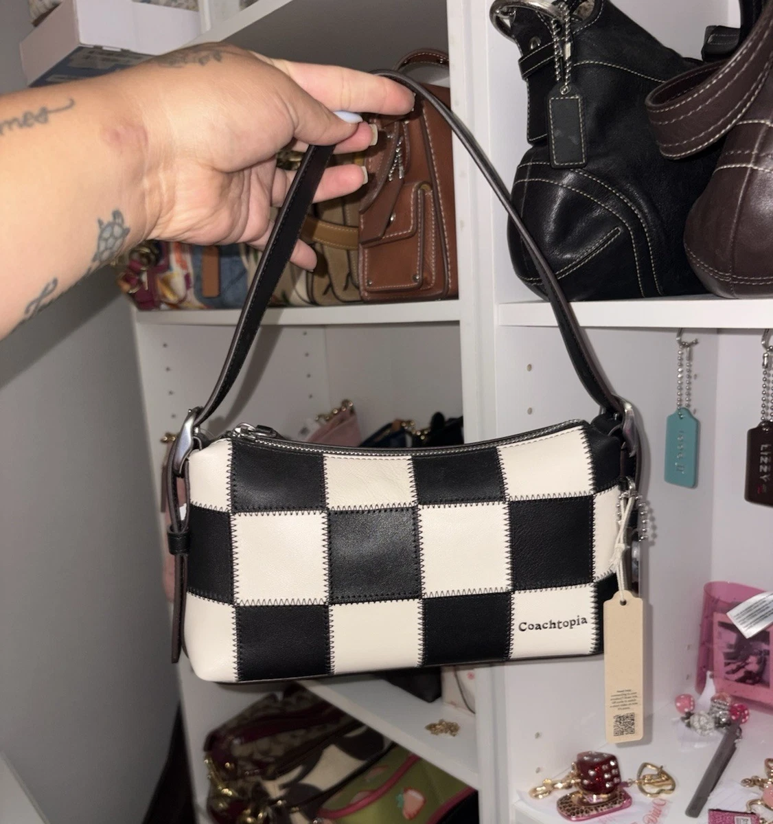 Coach shoulder bag 2way check pattern 希少 Coach Shoulder Bag Checkered Bags & Handbags for Women | eBay