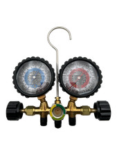 Lichamp Ac Manifold Gauge Set R134a R12 R22 R502 With 5ft Hoses Can Tap A301