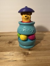 Disney Winnie the Pooh Spinning Honey Pot Pop-Up Baby Toy Mattel Vintage Works