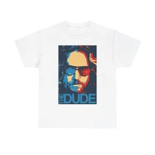 The Big Lebowski Shirt Vintage Movie Poster Retro Heavy Cotton Tee The Dude