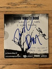 Smile Empty Soul Signed Autographed Promo Single EP CD New Sealed Sean Danielsen