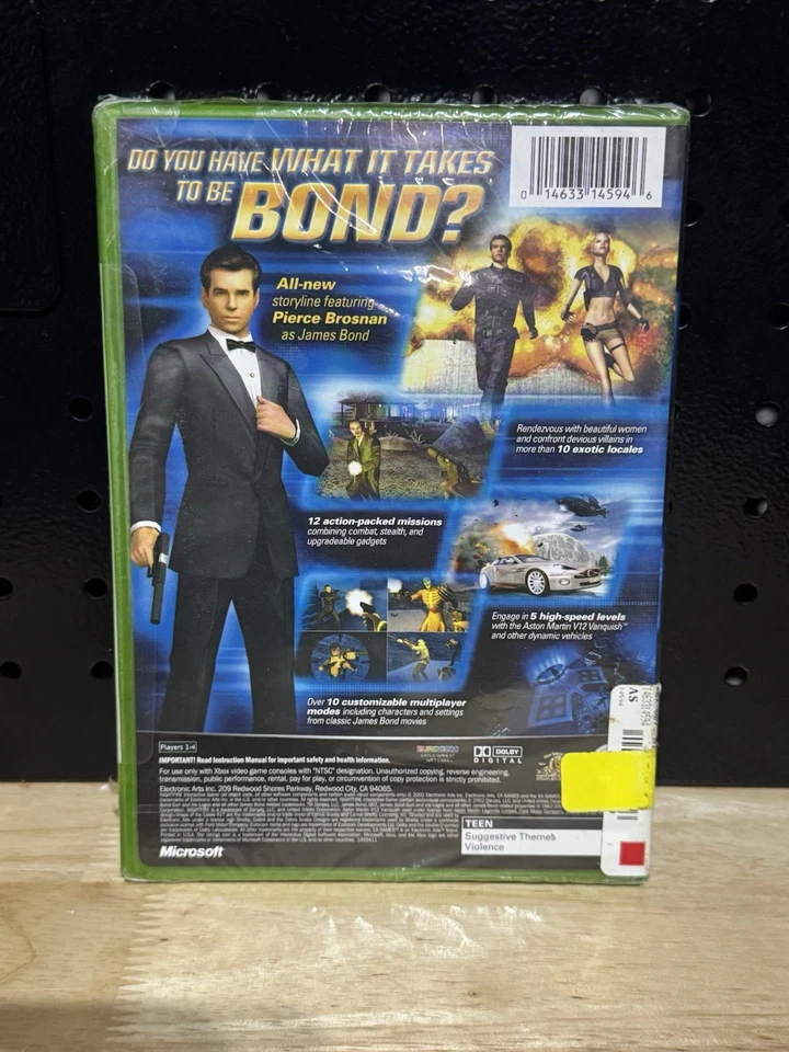 007 NightFire Microsoft Xbox Brand New Factory Sealed Black Label Free Shipping - Image 2 of 4