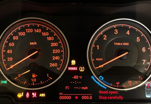 3D for BMW X1 2 F22 F48 - Speedometer Dials from MPH to Km/h Cluster Gauges - Picture 3 of 3