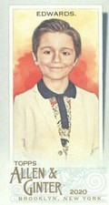 2020 Allen and Ginter Mini A&G Back #284 Julian Edwards Actor
