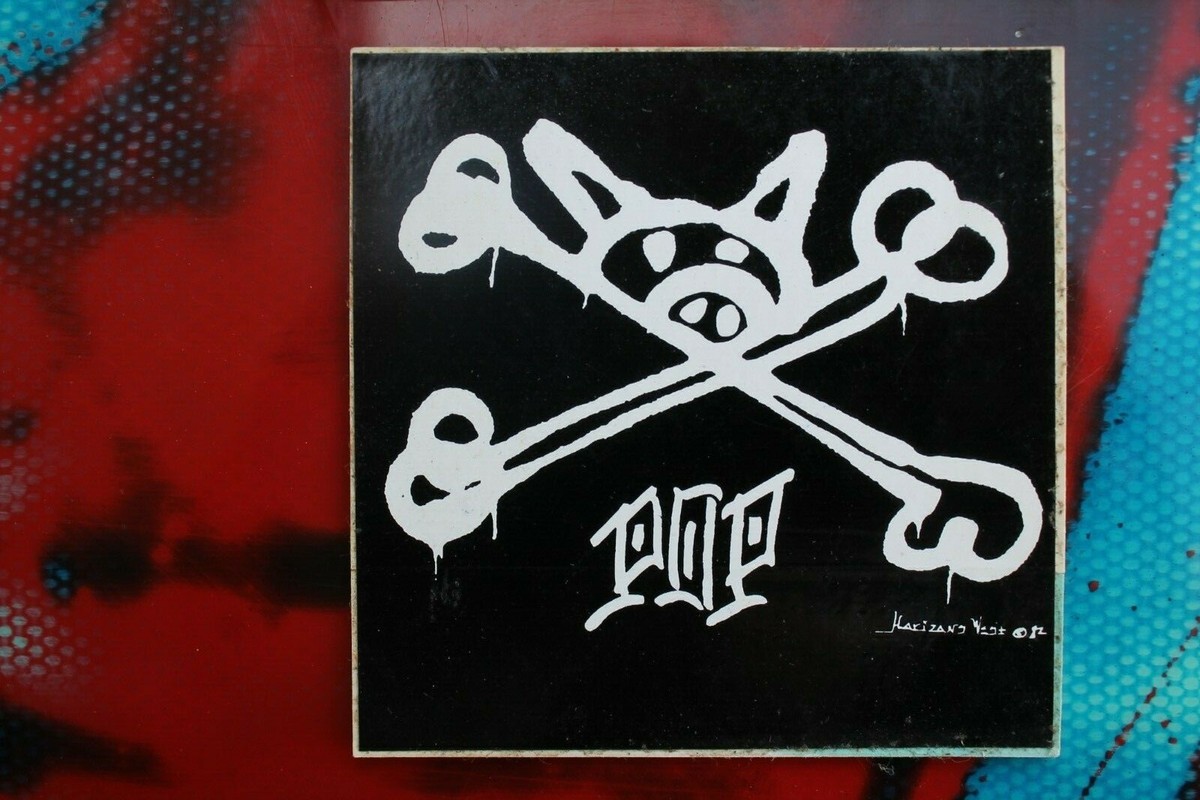 POP Rat Bones Graffiti Dogtown Pacific Ocean ZBOY Vintage