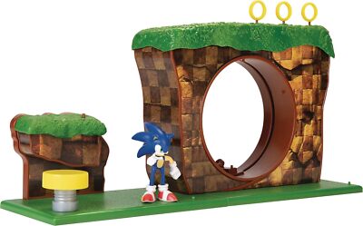 Sonic The Hedgehog Green Hill Zone Spielset mit 2,5 Sonic Actionfigur