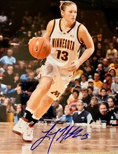 LINDSAY WHALEN signed University of Minnesota Basketball 8x10 photo #2  W/COA 