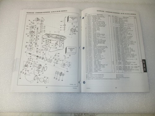 Evinrude Johnson Parts Catalog 1994 185, 200, Models Catalog Number 436460 - Picture 5 of 5