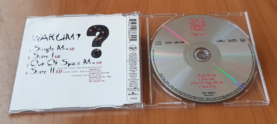 CD|Maxi-Single|Tic Tac Toe|Warum⚡BLITZVERSAND⚡ - Bild 3 von 4
