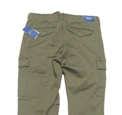 Polo by Ralph Lauren ワークパンツ オリーブグリーン　W36 Polo Ralph Lauren Company Olive Green Stretch Slim Fit Knitlike