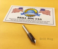 1/4" Countersink 1/4" Reamer 3 Flute Cobalt M42 82° Drill Hog Lifetime Warranty 