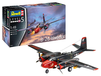 B-26 Invader Bomber Revell 03823 Modellbausatz 1:48 Flugzeug Bausatz NEU