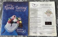 Handy Hands Learn NEEDLE TATTING by Barbara Foster Patterns Instructions Needle