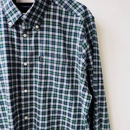 Camisa Barbour Algodón Dalton Cuadros, Verde/Blanco, Talla XL - Imagen 6 de 9