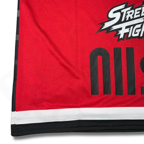 Street Fighter T-Shirt Men's XL Red Gaming League Jersey Arcade (Pnk) Capcom - Picture 10 of 18