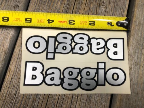DE COLECCIÓN BICICLETA BICICLETA TALLER REPARACIÓN BAGGIO MONTREAL MTL PEGATINAS NOS PLATA TRANSPARENTE - Imagen 2 de 3