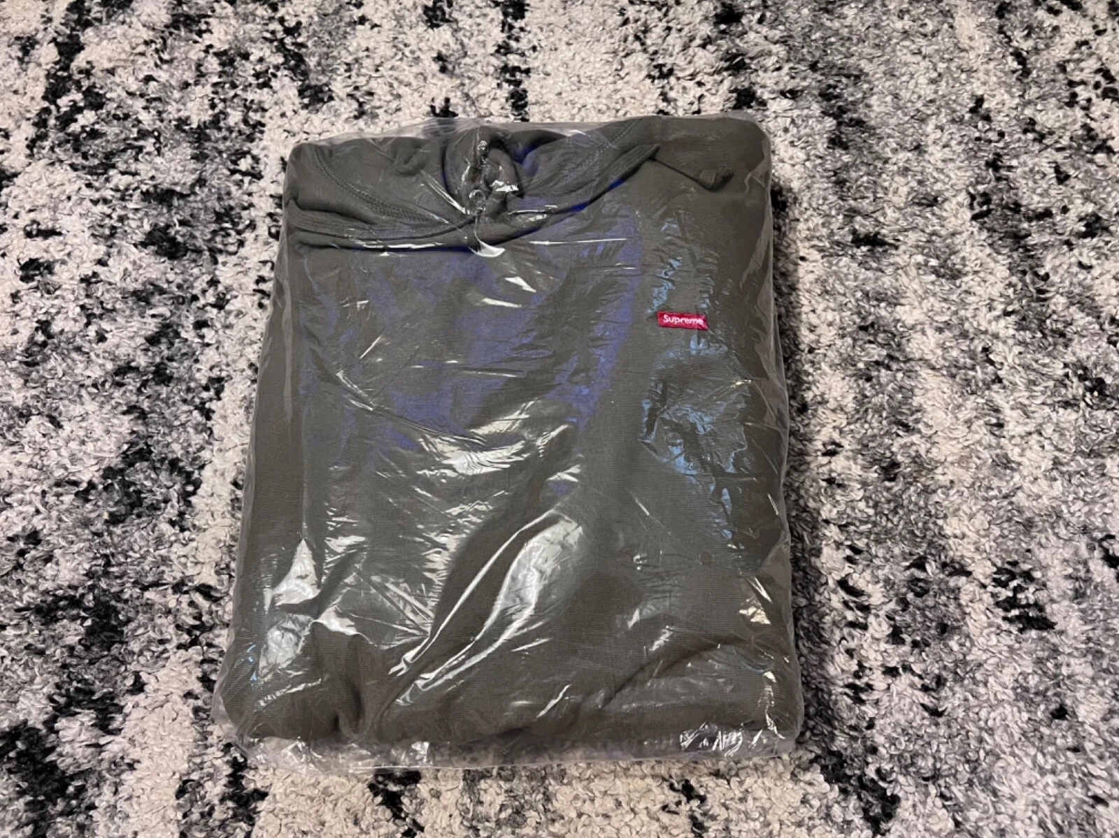 Sweat à capuche Supreme petite boîte olive clair X Large