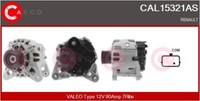 Casco Lichtmaschine Generator 90A 12V FüR Renault Clio III 1.2 16V 2.0