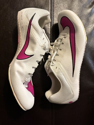 Nike Zoom Rival MultiEvent Men Track Spikes Sail Fierce Pink‎ White Size 11 Size 11.5 Nike Mens Zoom Rival Sprinter Track Spikes Sail  main image 4