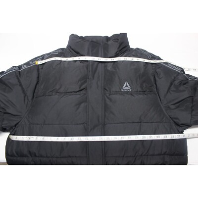 Reebok men's Y2K style hooded outdoor winter puffer jacket Reebok men's Y2K style hooded outdoor winter puffer jacket