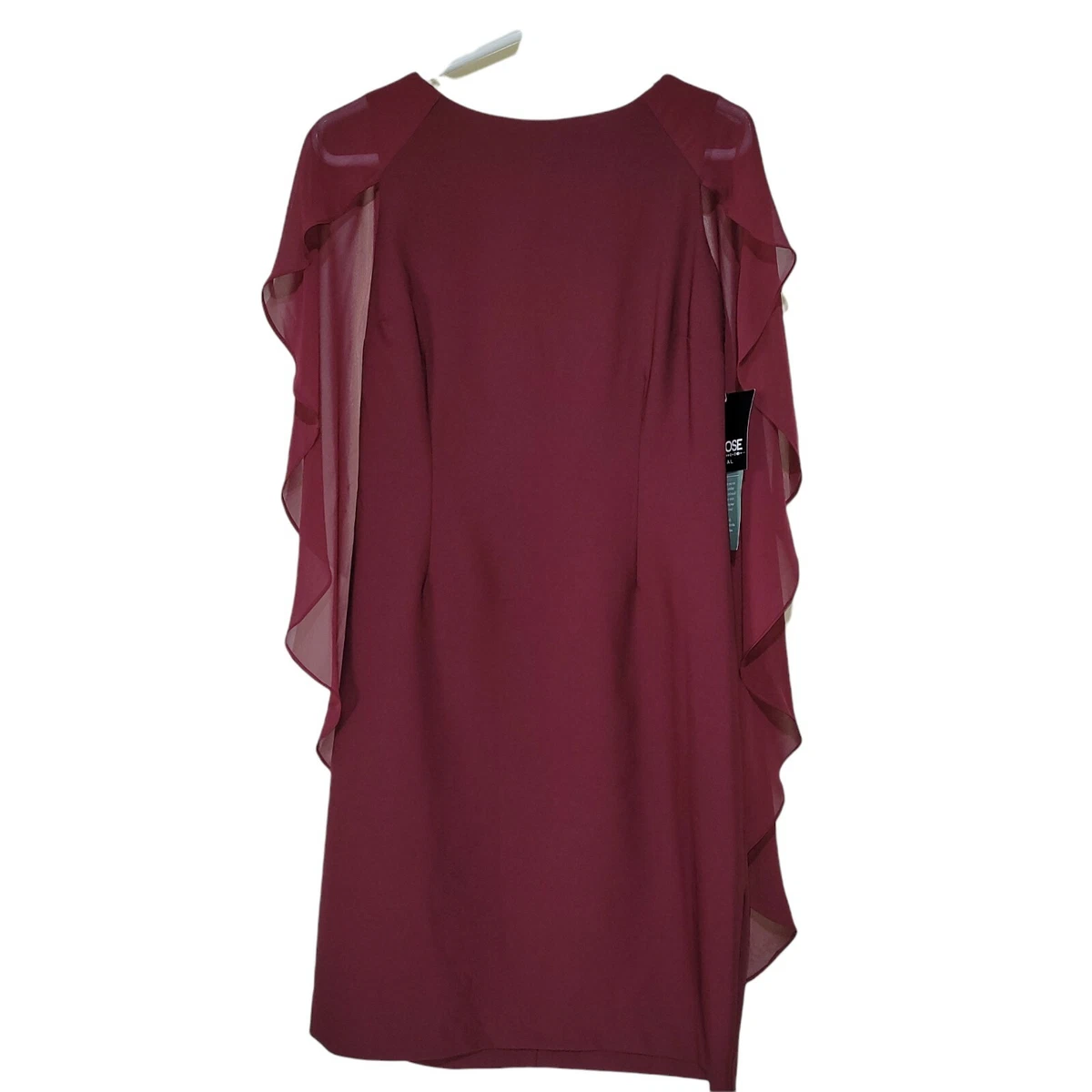 Melrose Social Merlot Dress Size 10p