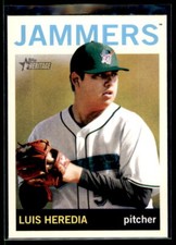 2013 Topps Heritage Minors  Luis Heredia  #5 Jamestown Jammers
