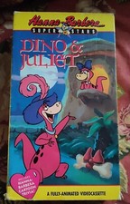 VHS DINO JULIET Flintstones Animation Cartoon 1998 Hanna Barbera TESTED