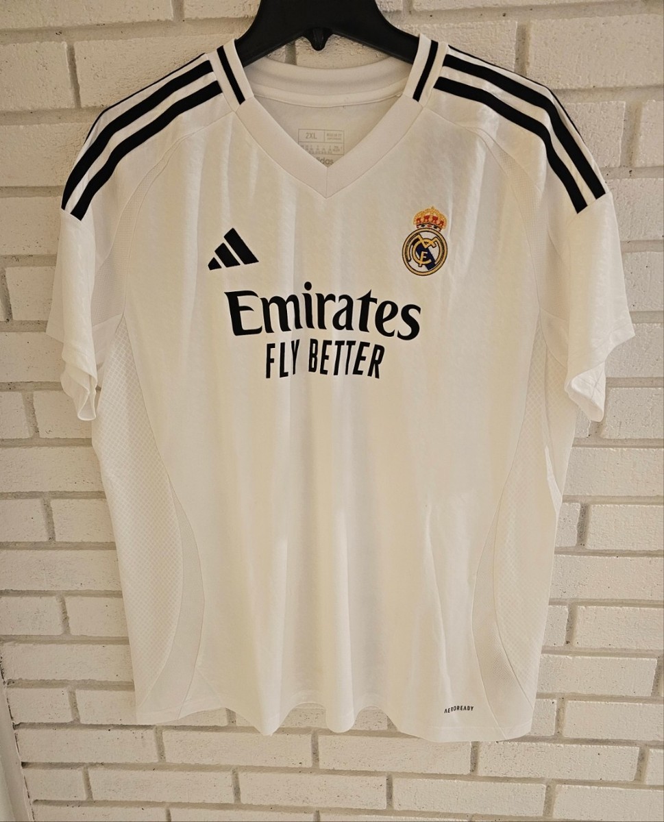 ADIDAS Soccer Real Madrid 24/25 Home Jersey FOR WOMEN SZ 2XL