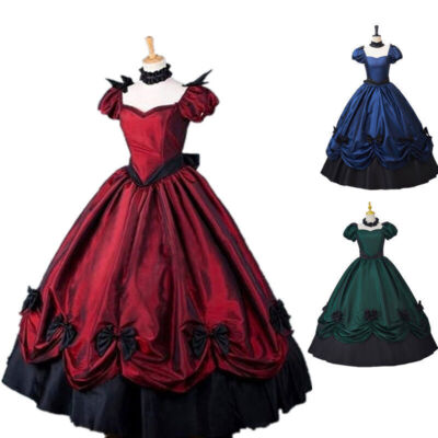 Viktorianisches Kostüme Damenkleid Lolita-Kleid Ballkleid Karneval Party Gothic